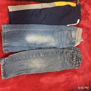 Kids Blue Denim Jeans And Sweats